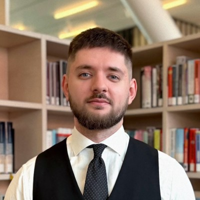 Portrait of Vitalii Rishko, founder of Equilibrium Strategic Advisory, a Netherlands-based geopolitical and investment risk advisory firm